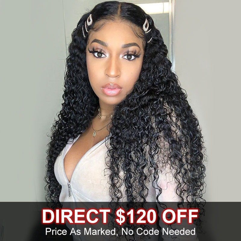 Soul Lady Flash Sale $120 Off Jerry Curly Hair 4x4 Lace Closure Wig Real Human Hair Glueless Wigs