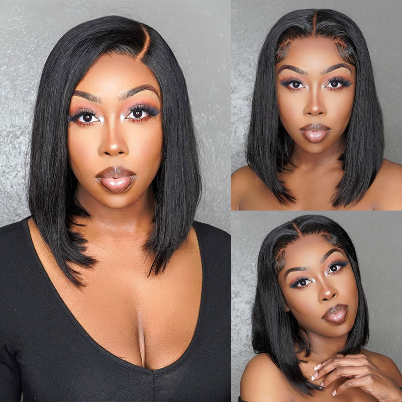 Ultra Full Undetectable 5x5 HD Lace Side Part Bob Wig 100% Human Hair | Classic & Chic