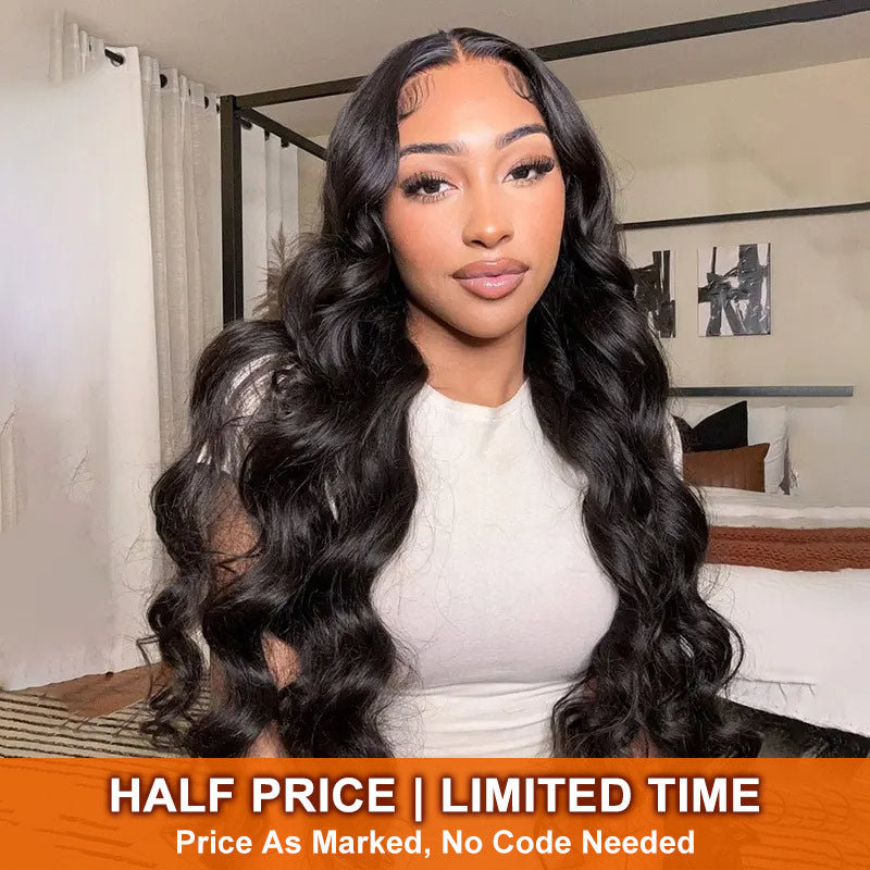 Soul Lady Body Wave 4x4 Lace Closure Wigs Half Price For Real Human Hair Glueless Wigs For Women-banner