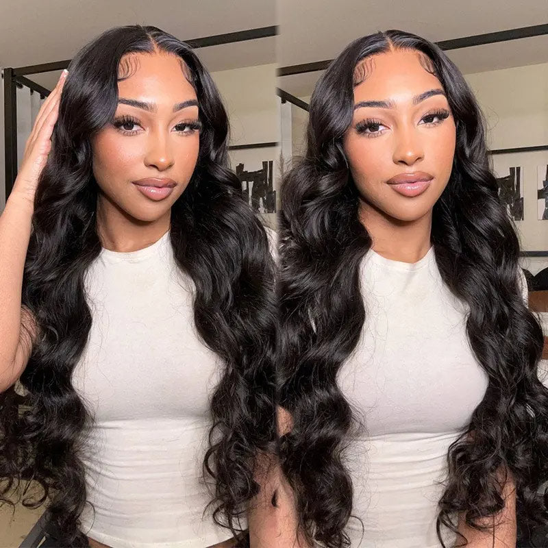 Soul Lady Body Wave 4x4 Lace Closure Wigs Half Price For Real Human Hair Glueless Wigs For Women-show