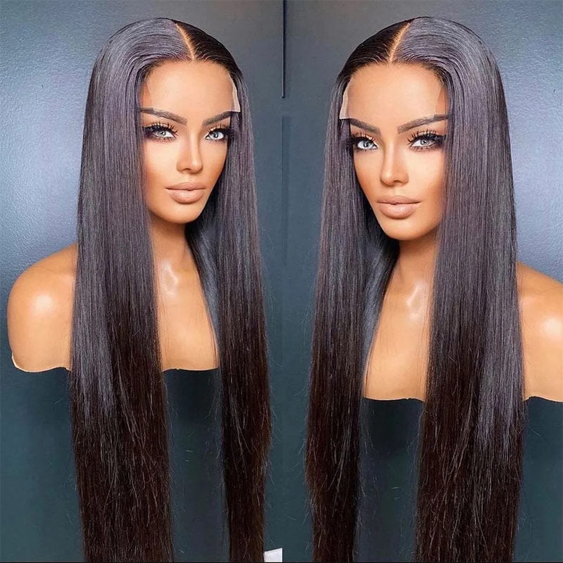 Soul Lady Silky Straight 4x4 Lace Wigs Half Price For Real Human Hair Glueless Wigs-half price-real wig