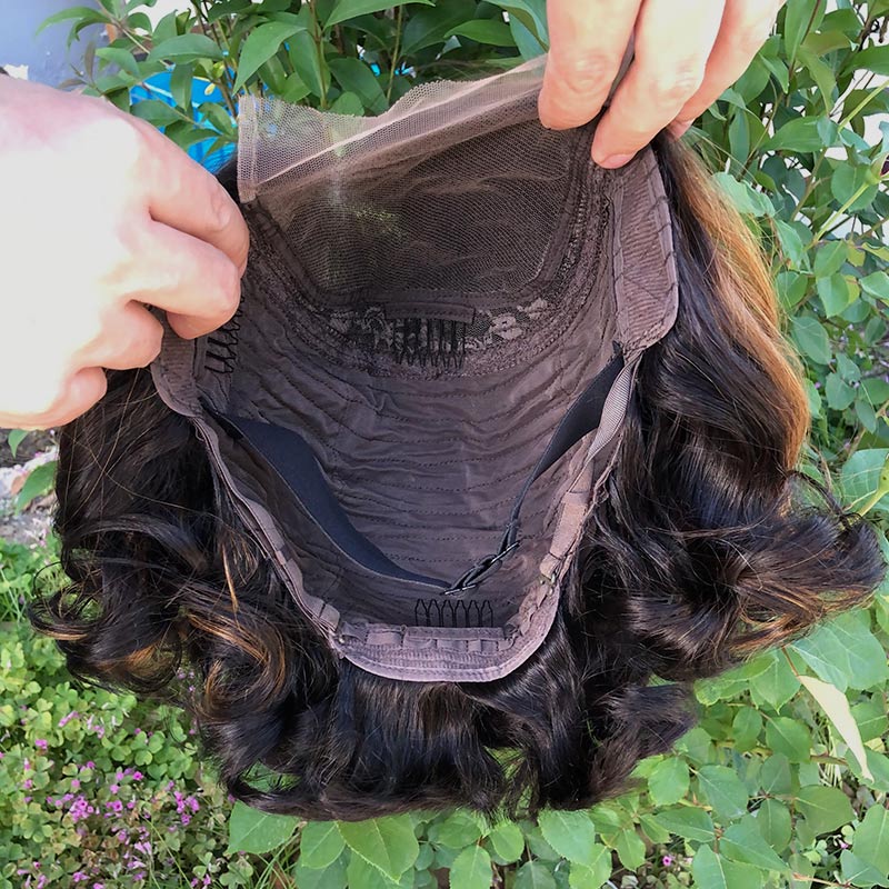 Soul Lady P1B/30 Balayage Highlight Loose Wave Human Hair 5x5 HD Lace Wigs With Medium Brown Highlights Stunning Style-lace wig