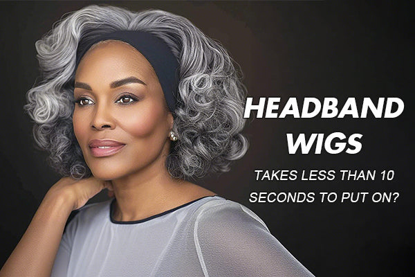 💌 The Best Human Hair Headband Wigs for Effortless Style — Beginner-Friendly, takes less than 10 seconds to put on?