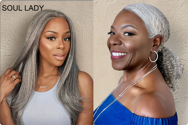 Does Salt and Pepper Hair Make You Look Older? Debunking the Myth (Featuring Soul Lady Wigs