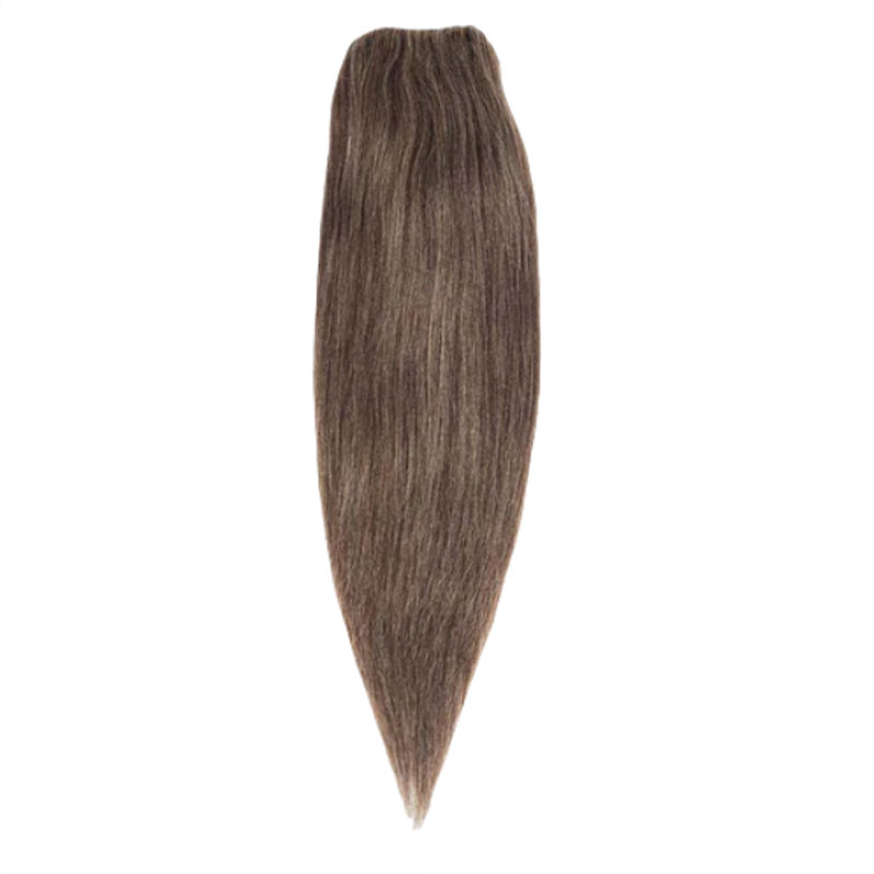 Brownish-Grey-Straight-Hair-Drawstring-Ponytail-Hair-Human-Hair-Extensions
