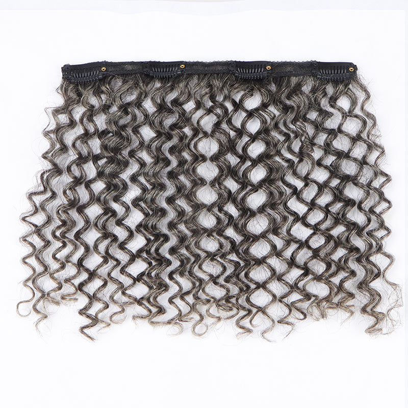 Dark-Salt-And-Pepper-Jerry-Curly-Human-Hair-Clip-In-Hair-Extensions-One-Piece