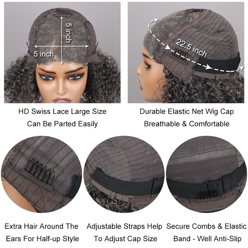 Full lace bob style wigs with adjustable straps Amazon.com : Smartinnov Blonde Bob Wig Human Hair 13x6 Lace  main image 4