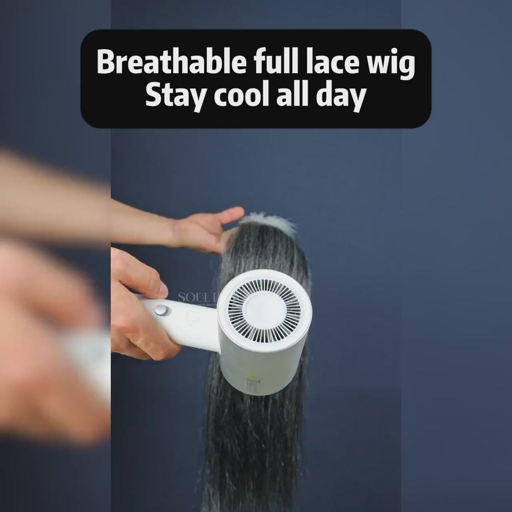 Glueless Medical Wig For Hair Loss Silk Top Full Lace Straight Human Hair Wigs For Women-breathable test