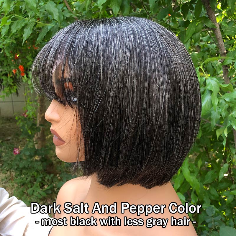 Human Hair Wig Shoulder Length Straight Bob Glueless Lightweight Natural Amazon.com: WIGYY Honey Light Blonde Bob Wig with Bangs for  main image 3