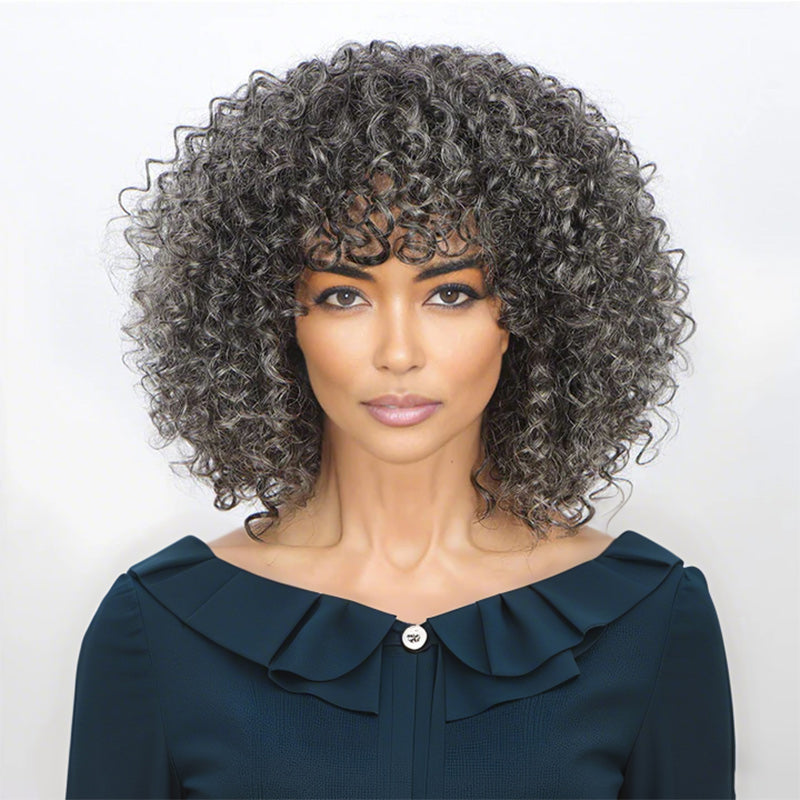 Curly Natural Looking Black Wigs Curly Hair Natural Looking Bob
