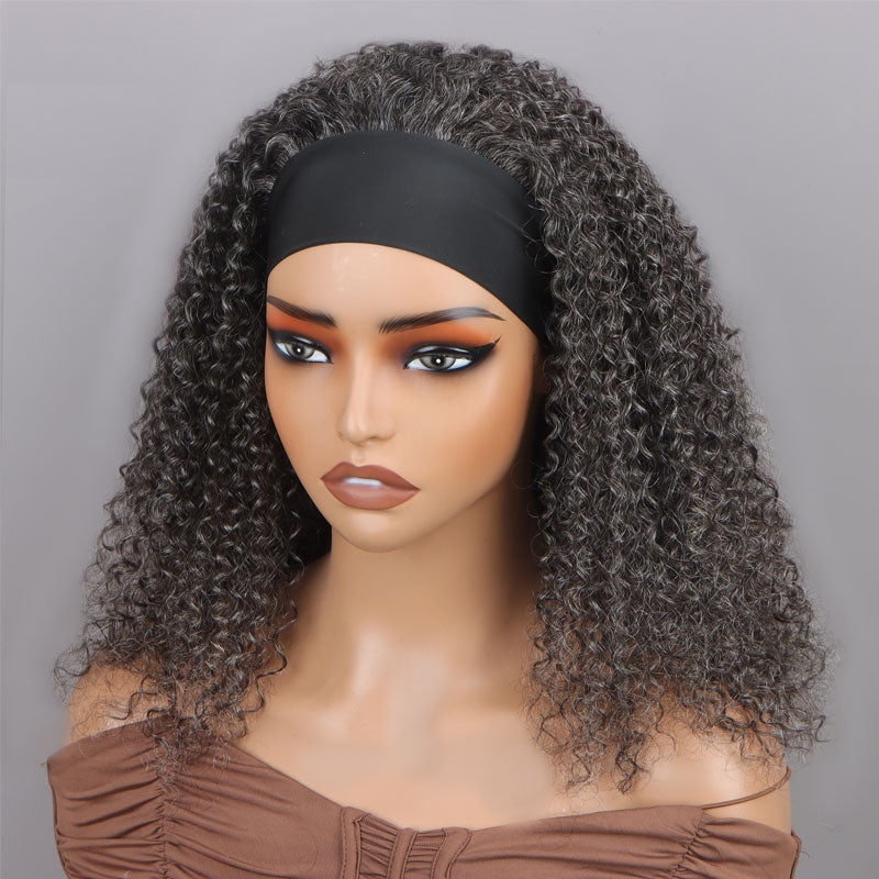 Beautiful Kinky Curly Headband Wig View Nature Beautiful Kinky Curly Headband Wig View Nature