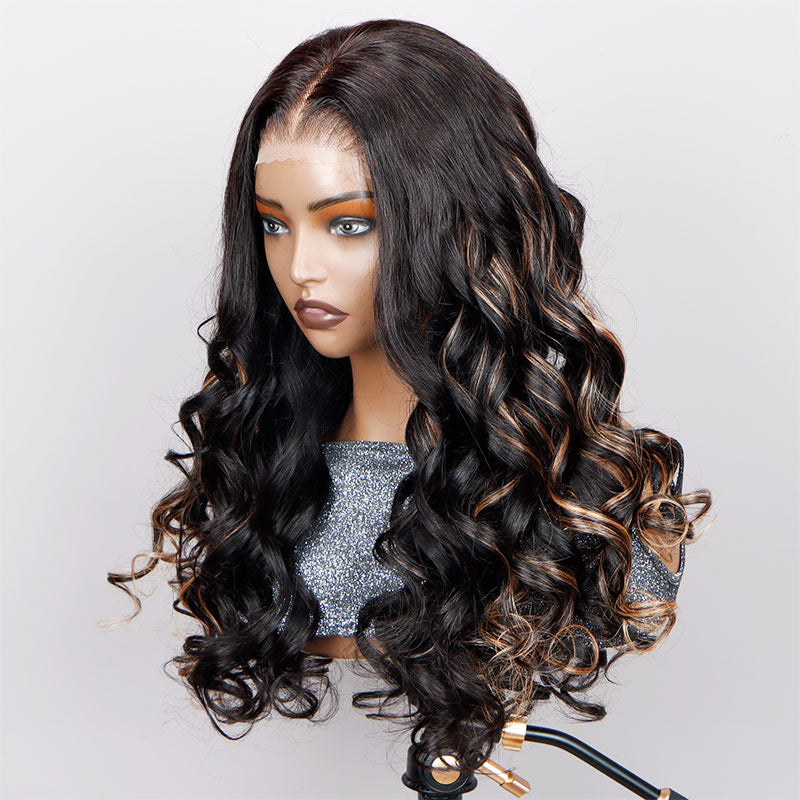 Black wig with orange peel a boos Amazon.com : 13x6 Lace Front Wigs Human Hair Pre Plucked  main image 2