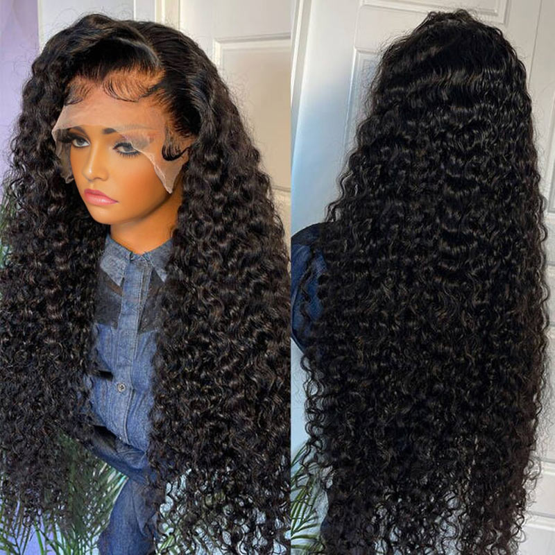 Soul Lady Spiral Curly 13x6 HD Lace Frontal Wig Real Human Hair Pre Plucked Hairline