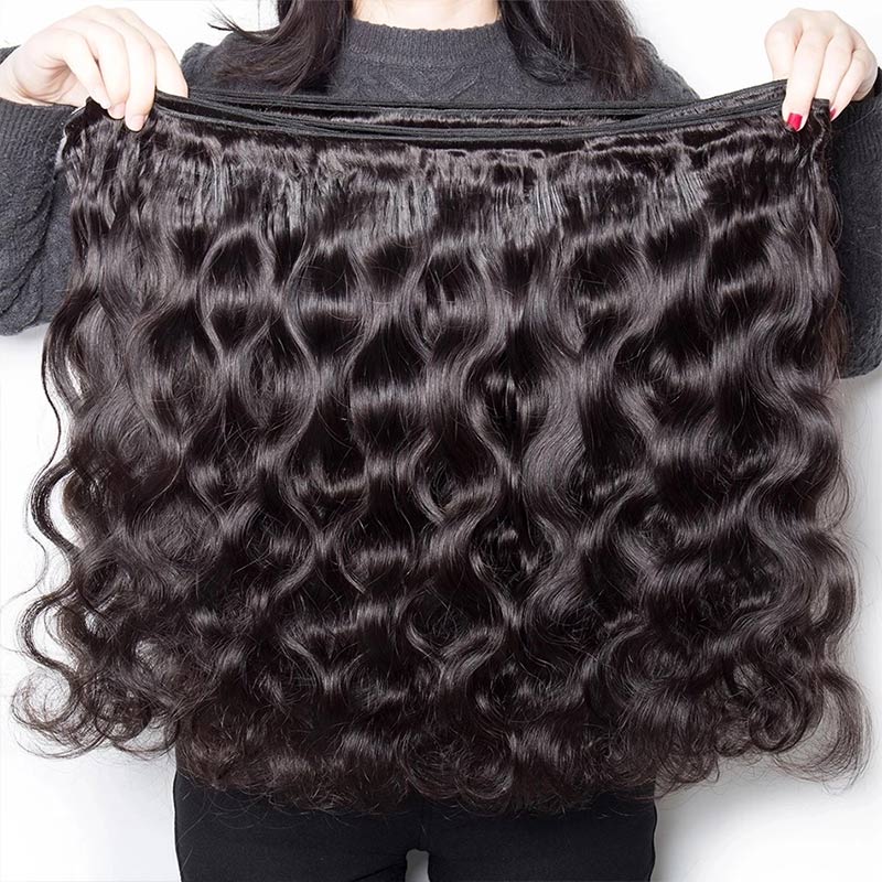 Soul Lady Top Grade Body Wave Hair 3 Bundles With 4x4 Lace Closure Brazilian Human Hair Weave