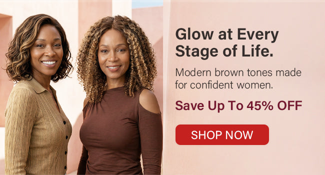 Brown/Golden/Blonde Senior Wigs