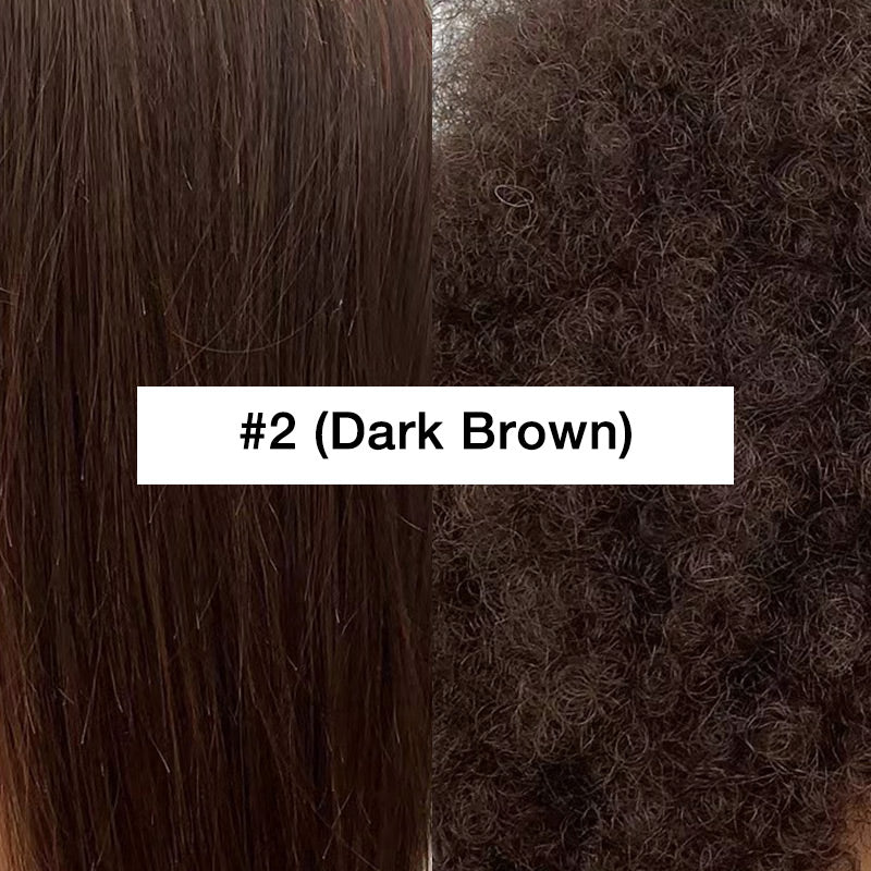 Soul lady wigs customized hair color image on #2 dark brown color