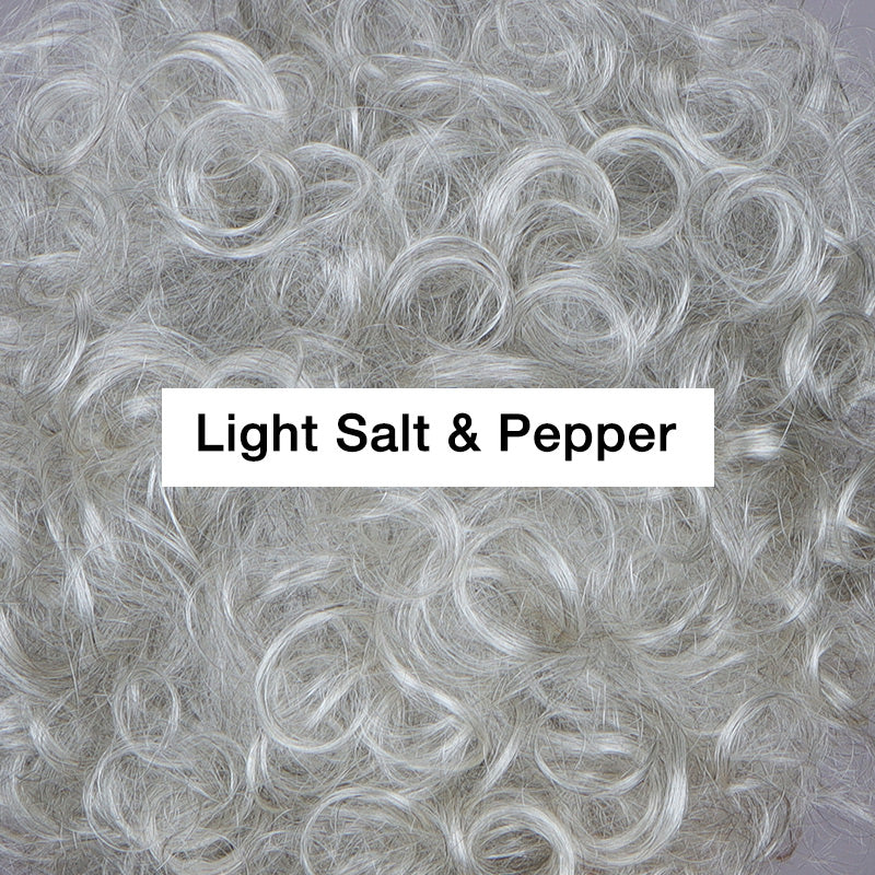 Soul lady wigs customized hair color image on light salt and pepper