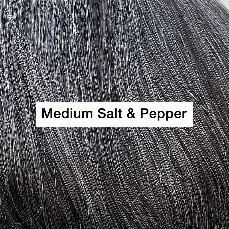 Soul lady wigs customized hair color image on medium salt and pepper
