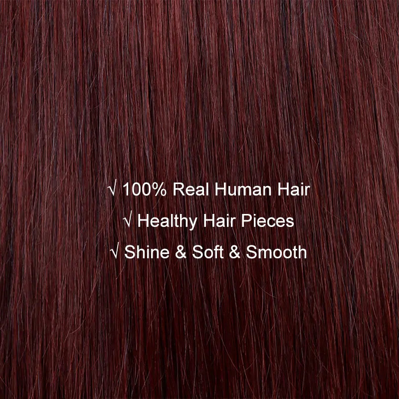 Soul Lady Reddish Brown Ultra Silky Straight 5x5 HD Lace Closure Wigs Mid Part Long Wig 100% Human Hair-show